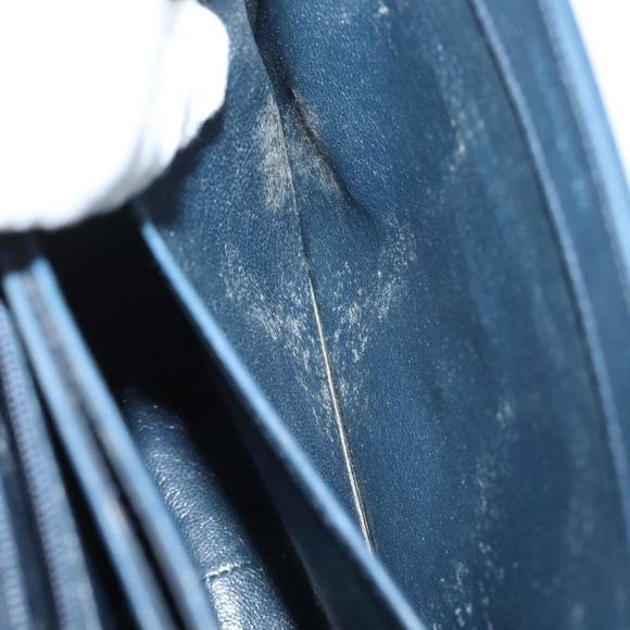 GUCCI Hand Bag Leather Navy Auth 84810 - Picture 12 of 16